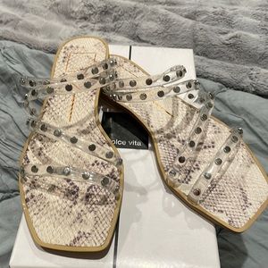 dolce vita crystal vinyl sandal $75